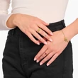 Kép 2/2 - Thomas Sabo aranyozott vörös zafír gyűrű  - TR2479-995-10-54