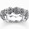 Kép 1/2 - Thomas Sabo ezüst rózsák gyűrű - TR2488-637-21-50