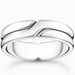 Kép 1/2 - Thomas Sabo ezüst keresztezett gyűrű - TR2492-001-21-60
