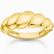 Kép 1/2 - Thomas Sabo sárga arany csavart gyűrű - TR2494-413-39-50