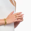 Kép 2/2 - Thomas Sabo sárga arany csavart gyűrű - TR2494-413-39-50