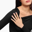 Kép 3/4 - Thomas Sabo sárga arany lánc gyűrű - TR2502-413-39-50