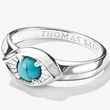 Kép 2/3 - Thomas Sabo elyndra türkiz szem gyűrű - TR2527-404-17