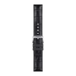 Kép 2/2 - Tissot fekete bőr és szilikon óraszíj 22 mm
