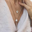 Kép 2/2 - Tommy Hilfiger rozé arany színű női nyaklánc - 2780886