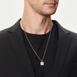 Kép 2/2 - Tommy Hilfiger ezüst színű férfi nyaklánc - 2790543