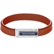 Kép 1/2 - Tommy Hilfiger barna bőr férfi karkötő - 2790560
