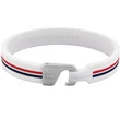 Kép 1/2 - Tommy Hilfiger fehér szilikon férfi karkötő - 2790607