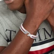 Kép 2/2 - Tommy Hilfiger fehér szilikon férfi karkötő - 2790607