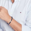 Kép 2/2 - Tommy Hilfiger kék szodalit gyöngy férfi karkötő - 2790608