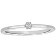 Kép 2/2 - Velekey Diamond gyémánt eljegyzési gyűrű 0,04 ct. - BRCORR06636W-49