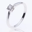 Kép 1/2 - Velekey Diamond gyémánt eljegyzési gyűrű 0,10 ct. - BRI23570W-48