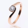 Kép 1/2 - Velekey Diamond gyémánt eljegyzési gyűrű 0,10 ct. - BRI25548R-50