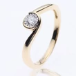 Kép 1/2 - Velekey Diamond gyémánt eljegyzési gyűrű 0,10 ct. - BRI25548Y-48