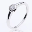 Kép 1/2 - Velekey Diamond gyémánt eljegyzési gyűrű 0,10 ct. - BRI25828W-52