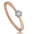 Kép 2/2 - Velekey Diamond gyémánt eljegyzési gyűrű 0,05 ct. - BRI31631R-56