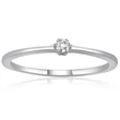 Kép 2/2 - Velekey Diamond gyémánt eljegyzési gyűrű 0,05 ct. - BRS5858-005W-57