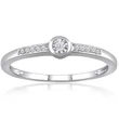 Kép 2/2 - Velekey Diamond gyémánt eljegyzési gyűrű 0,05 ct. - BRS5860-005W-48