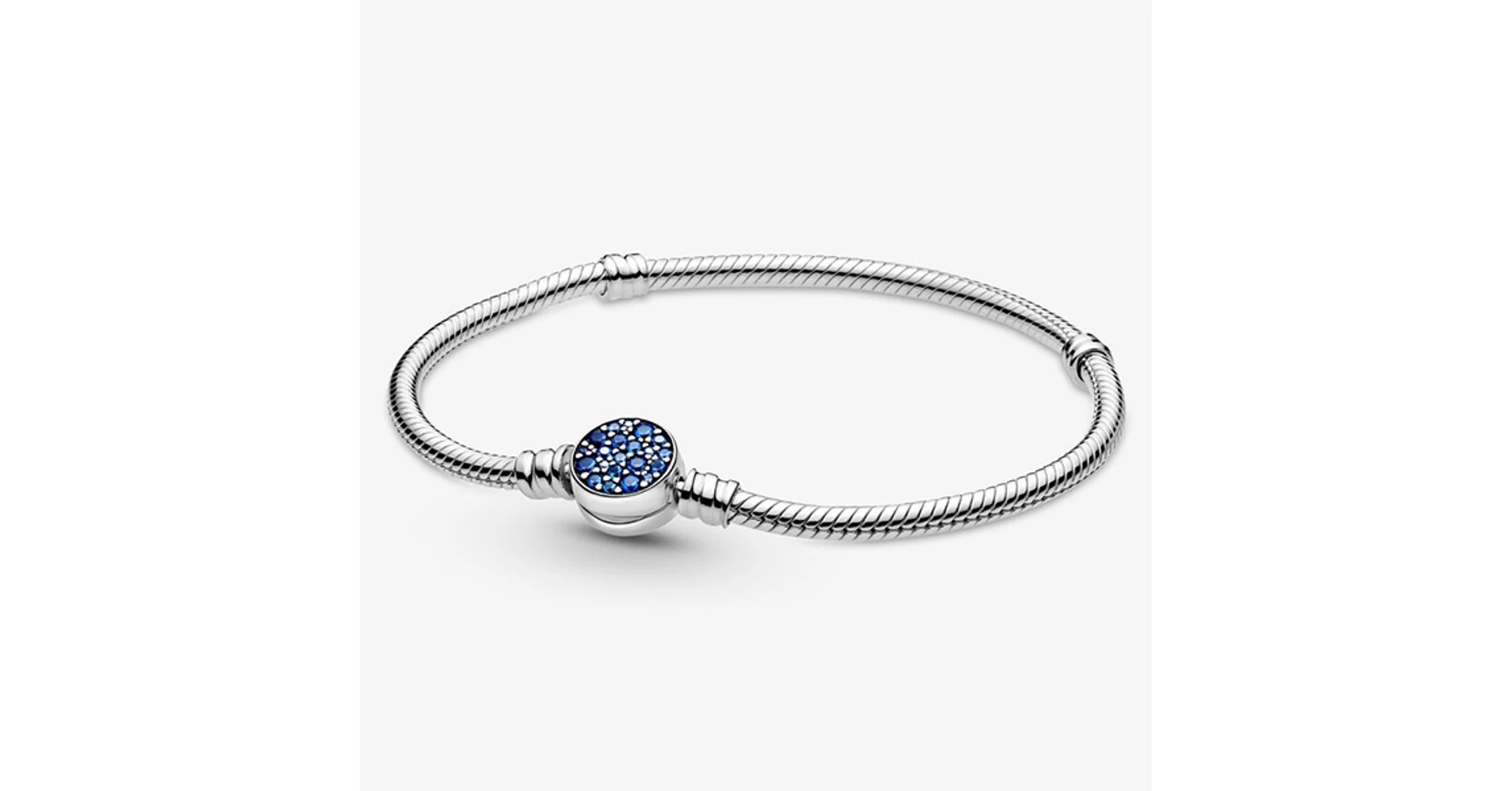 Pandora szikrázó kék kapcsos karkötő - 599288C01-16 - Pandora karkötők