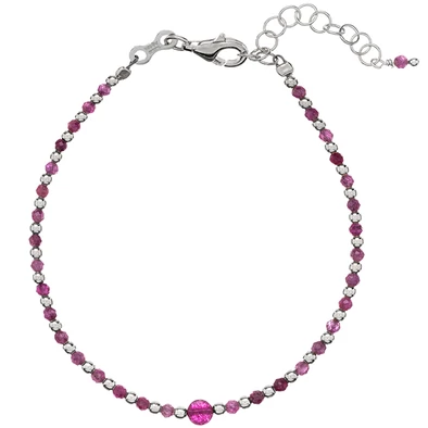 Alisia női karkötő - AL1567-Argento-Rubino - Laia