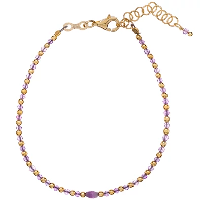 Alisia női karkötő - AL1567-Oro-Ametista - Laia