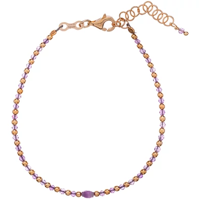 Alisia női karkötő - AL1567-Rosato-Ametista - Laia