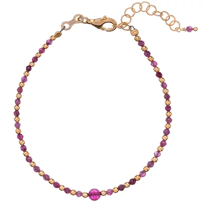 Alisia női karkötő - AL1567-Rosato-Rubino - Laia