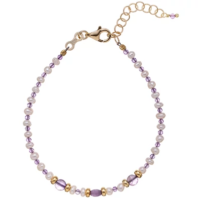 Alisia női karkötő - AL2899-Oro-Ametista - Giselle