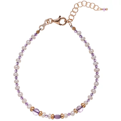 Alisia női karkötő - AL2899-Rosato-Ametista - Giselle