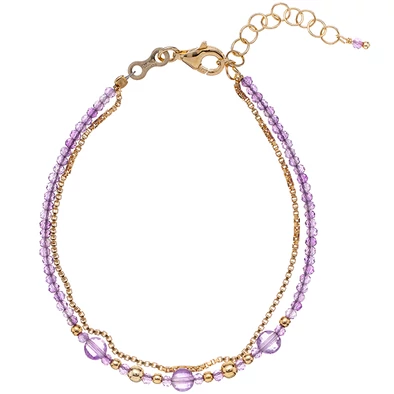 Alisia női karkötő - AL3054-Oro-Ametista - Collette