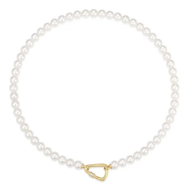 Ania Haie aranyozott organikus kapcsos gyöngy nyaklánc - N069-03G