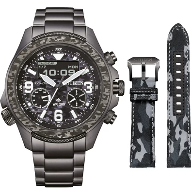 Citizen férfi óra ajándék szíjjal - JV1008-63E - Promaster 35th Anniversary Eco-Drive Combination