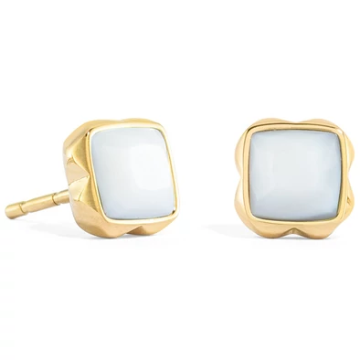 Coeur De Lion aranyozott áprilisi születésköves fülbevaló - 1301/21-1400