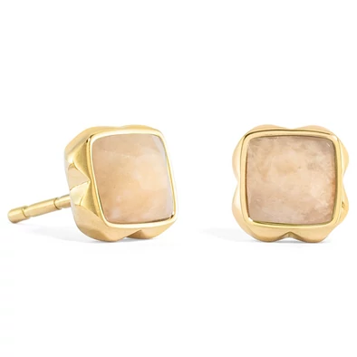 Coeur De Lion aranyozott júniusi születésköves fülbevaló - 1301/21-1424