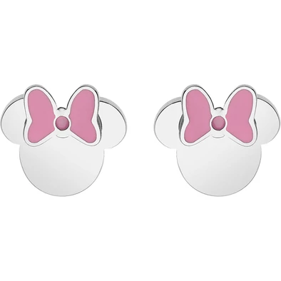 Disney rózsaszín masnis Minnie fülbevaló - E600185NKL.CS