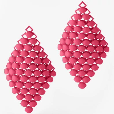 Fabnora pink fülbevaló medál - FA8PE-SSRP - Essence