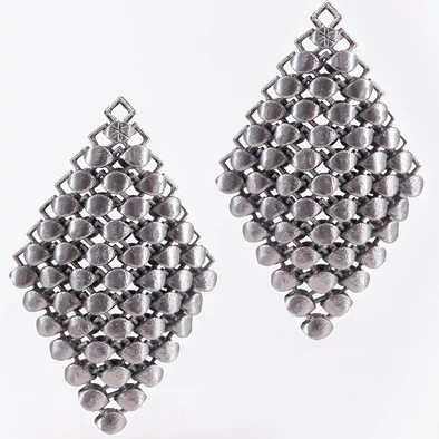 Fabnora ezüst színű fülbevaló medál - FA8PE-SSSV - Essence