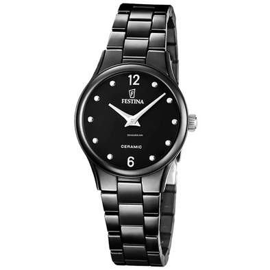 Festina fekete kerámia női óra - F20751/7 - Ceramic