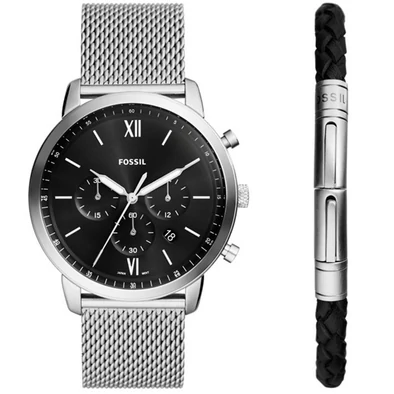 Fossil férfi óra és karkötő szett - FS6021SET - Neutra Chronograph