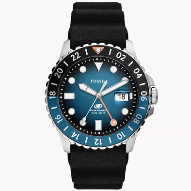 Fossil férfi óra - FS6049 - Blue GMT
