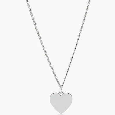 Fossil női nyaklánc  - JF03330040 - Engravable Heart