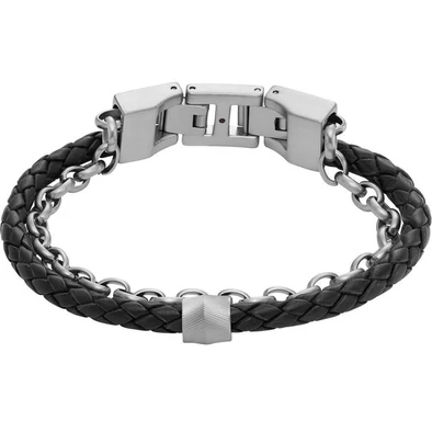 Fossil férfi karkötő - JF04556040 - All Stacked Up 