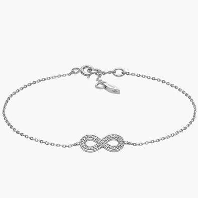 Fossil női karkötő  - JFS00633040 - Infinity