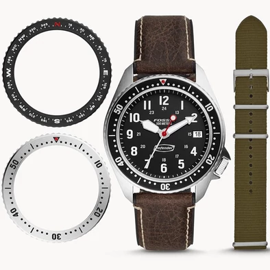 Fossil férfi óra  + szíj + 2db lünetta - LE1062 - Defender