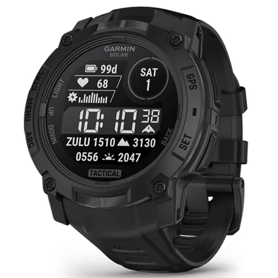 Garmin Instinct 3, 50mm AMOLED, Tactical Edition, Fekete, fekete szíjjal (ED) - 010-02935-50 Garmin Instinct 3, 50mm AMOLED, Tactical Edition, Fekete, fekete szíjjal (ED) - 010-02935-50