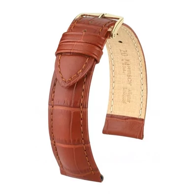 Hirsch aranybarna borjú bőr óraszíj  18mm - Duke L NQR - 01028070NQ-1-18