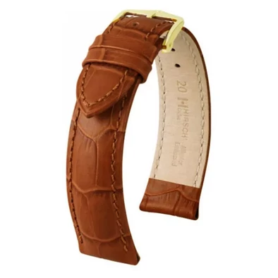 Hirsch aranybarna borjú bőr óraszíj  12mm - Duke M - 01028170-1-12