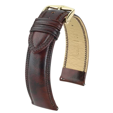 Hirsch barna borjú bőr óraszíj  18mm - Ascot L - 01575010-1-18