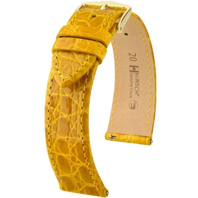 Hirsch Kajmán bőr óraszíj 17mm - Genuine Croco L - 01808072-7-17