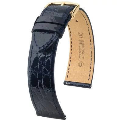 Hirsch Kajmán bőr óraszíj 17mm - Genuine Croco L - 01808080-7-17